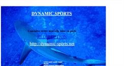 Desktop Screenshot of dynamicsports.slsb.fr